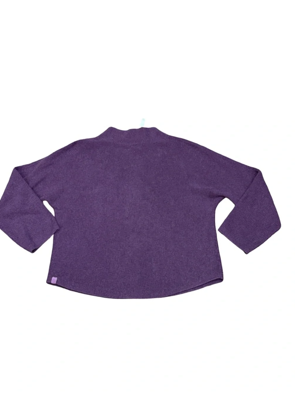 🌟 Lululemon Boxy Cotton-Blend Sweater Heathered Vintage Plum M/L - Picture 8 of 14